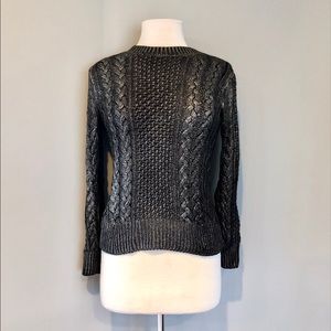 MICHAEL Michael Kors Silver/Black sweater S